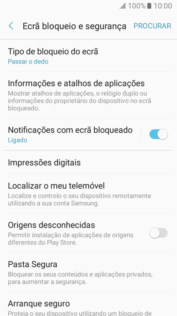 Prima Impressões digitais.