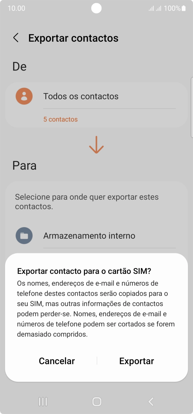 Prima Exportar.