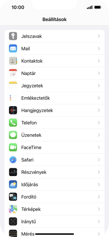 Válaszd a Telefon lehetőséget.