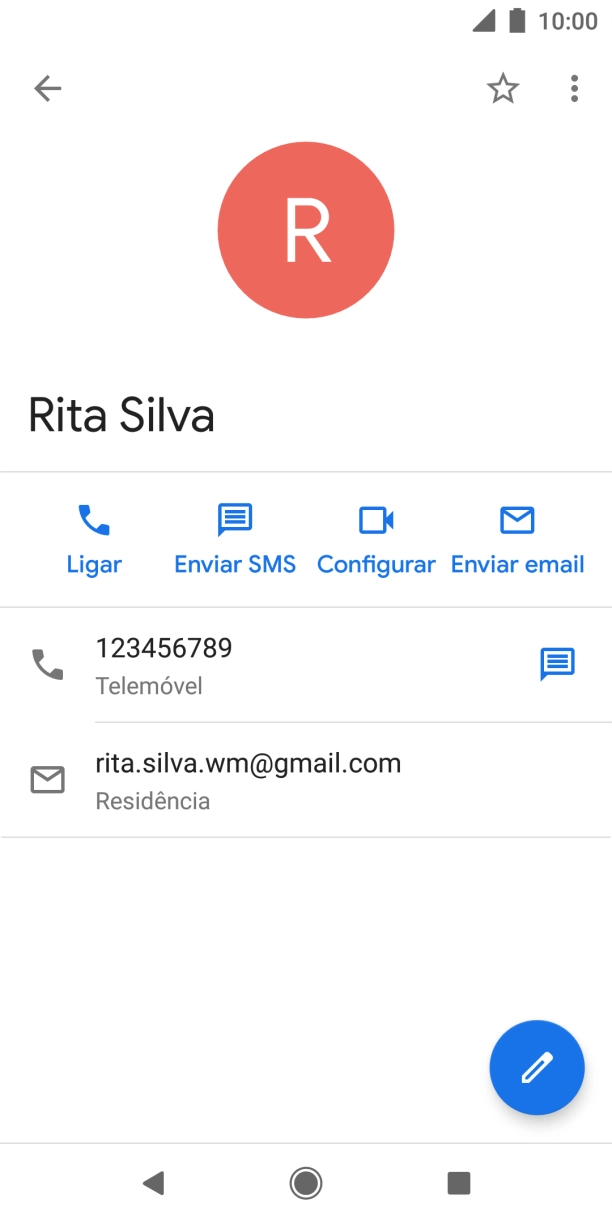 Prima o número pretendido.