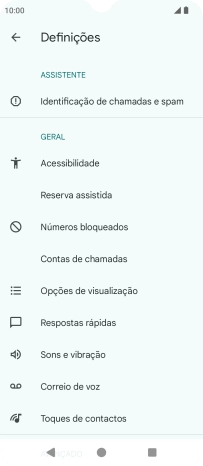 Prima Contas de chamadas.