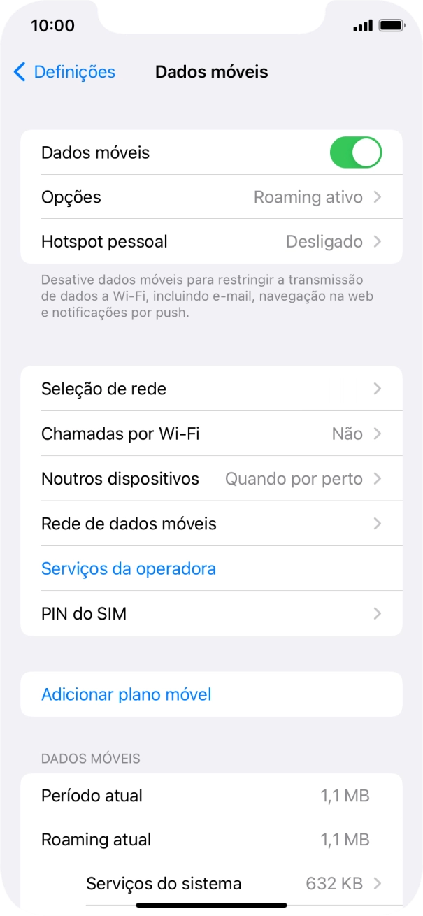 Prima Rede de dados móveis.