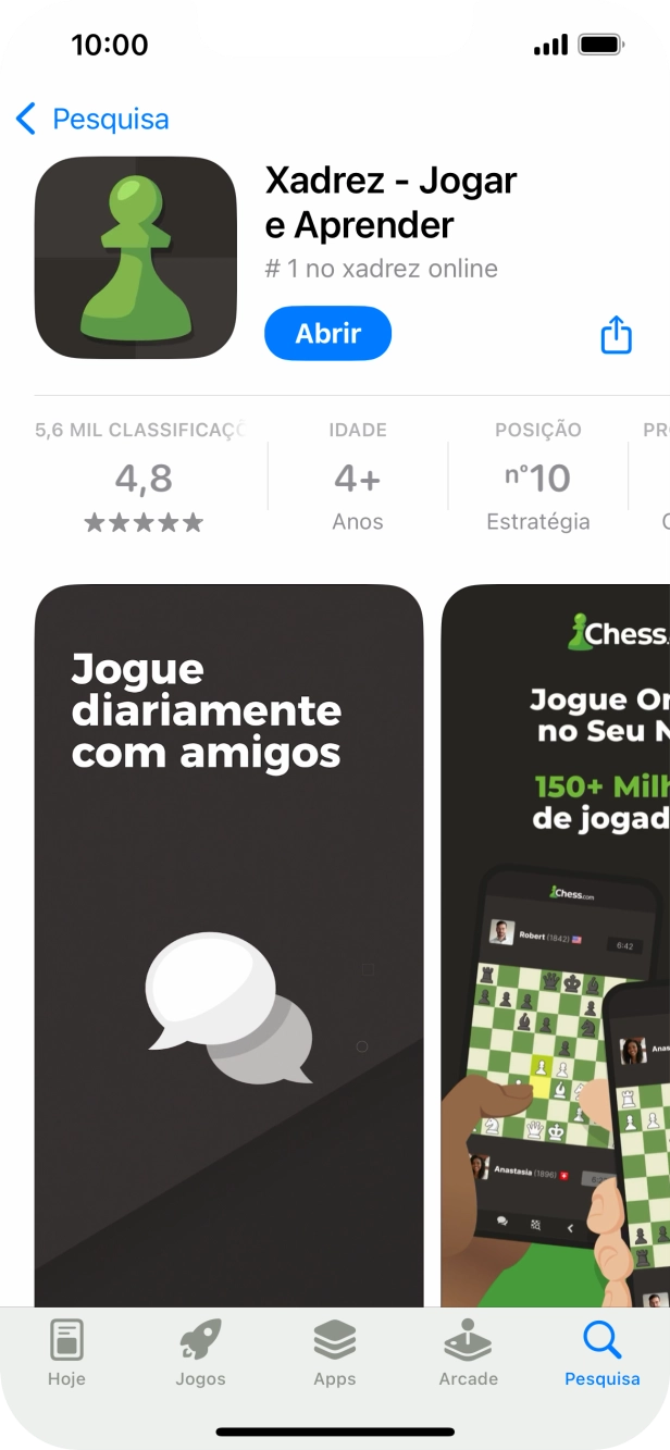 Para voltar ao ecrã inicial, deslize o dedo de baixo para cima a partir da base do ecrã.