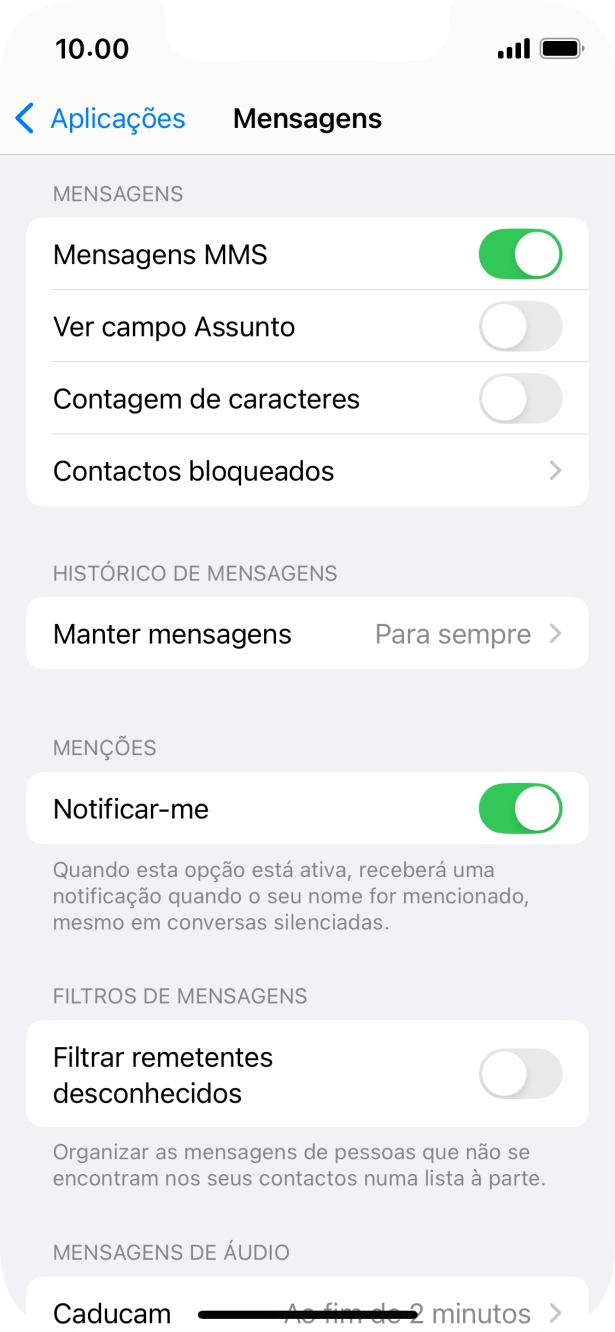 Para voltar ao ecrã inicial, deslize o dedo de baixo para cima a partir da base do ecrã.