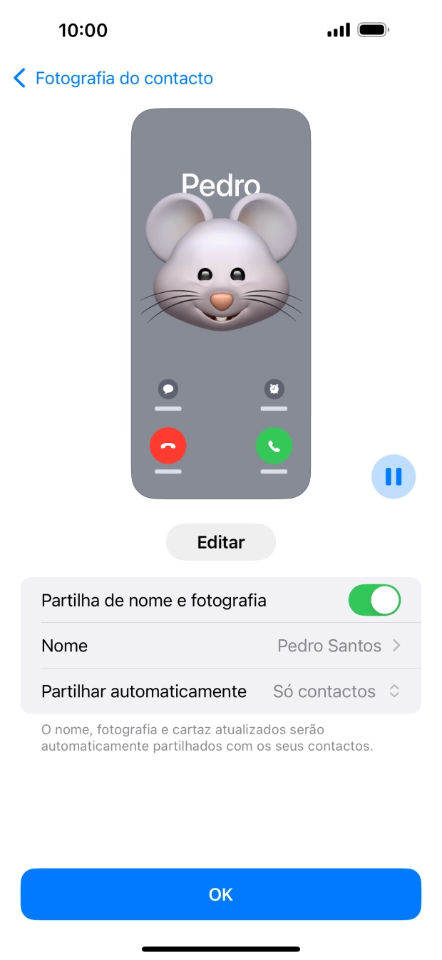 Prima o indicador junto a 