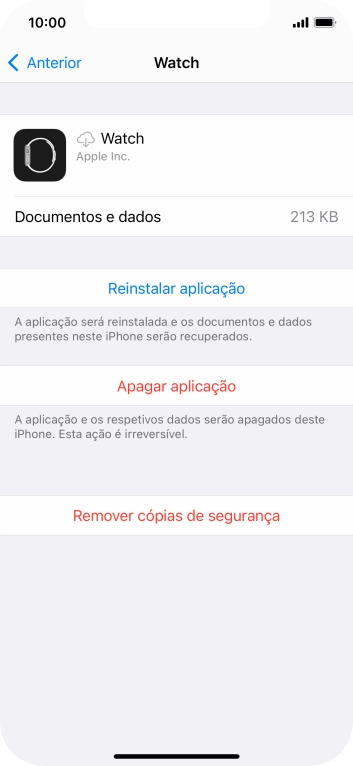 Para voltar ao ecrã inicial, deslize o dedo de baixo para cima a partir da base do ecrã.