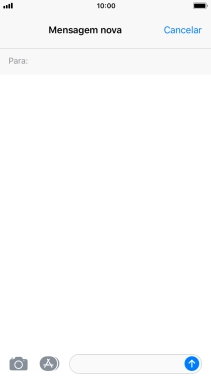 Prima Para: e introduza as primeiras letras do nome do destinatário.