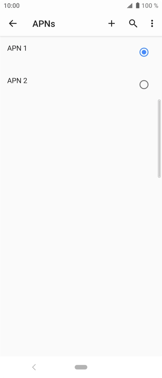 Prima o campo junto à ligação de dados para a ativar.