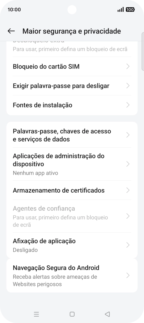 Prima Bloqueio do cartão SIM.