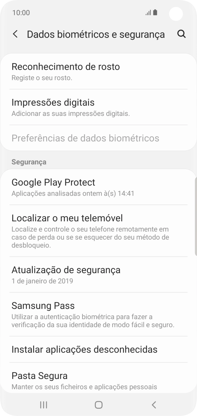 Prima Impressões digitais.