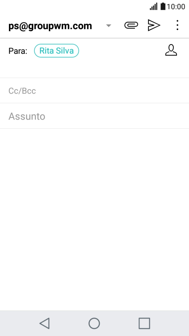 Prima Assunto e introduza o assunto pretendido.