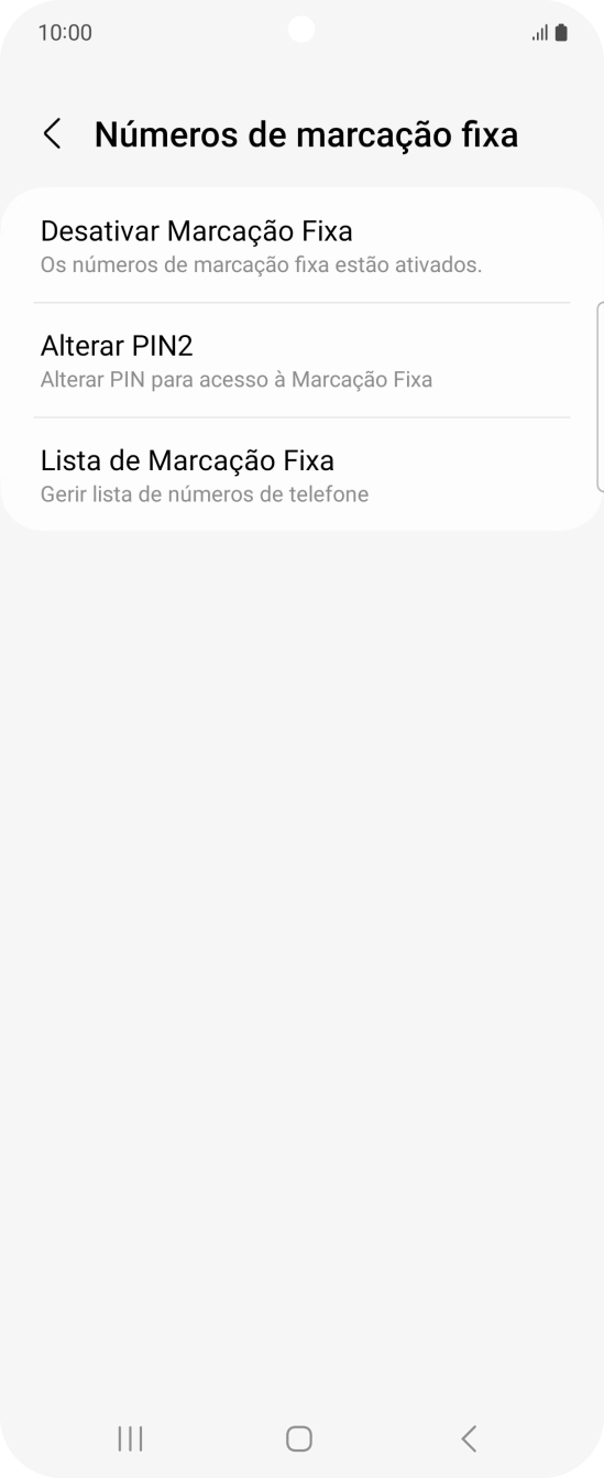 Prima Desativar Marcação Fixa.