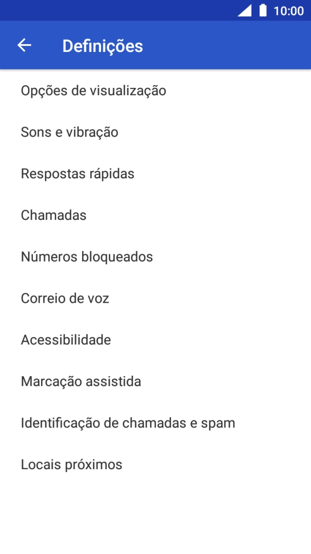 Prima Correio de voz.