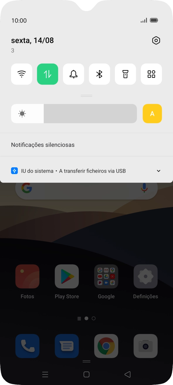 Prima IU do sistema.