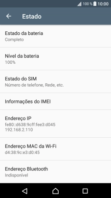Prima Informações do IMEI.