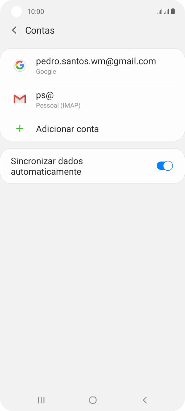 Prima a tecla de início para terminar e voltar ao ecrã inicial.