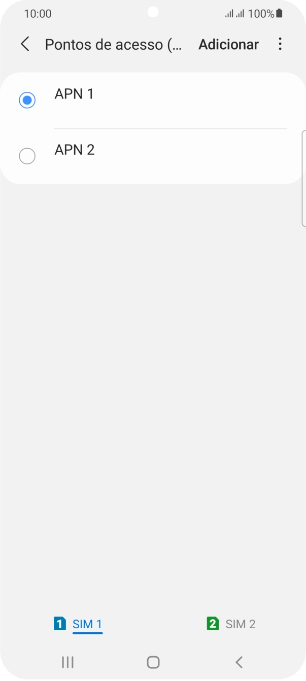 Prima o campo junto à ligação de dados para a ativar.