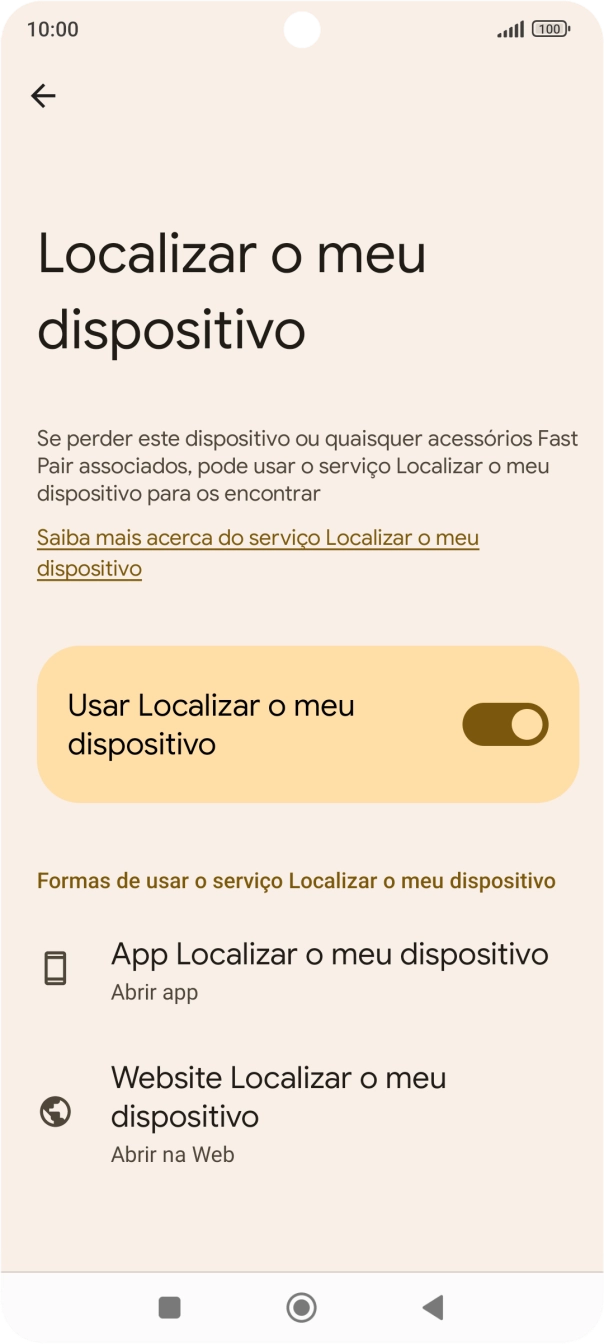 Prima a tecla de início para terminar e voltar ao ecrã inicial.