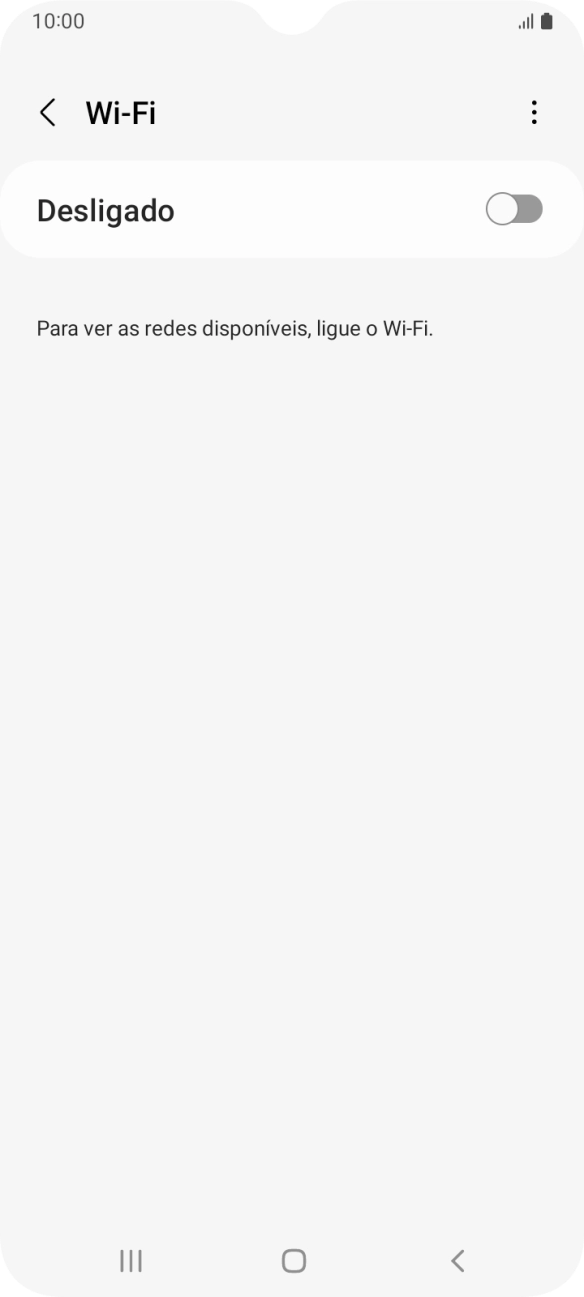 Prima o indicador para ativar a função.