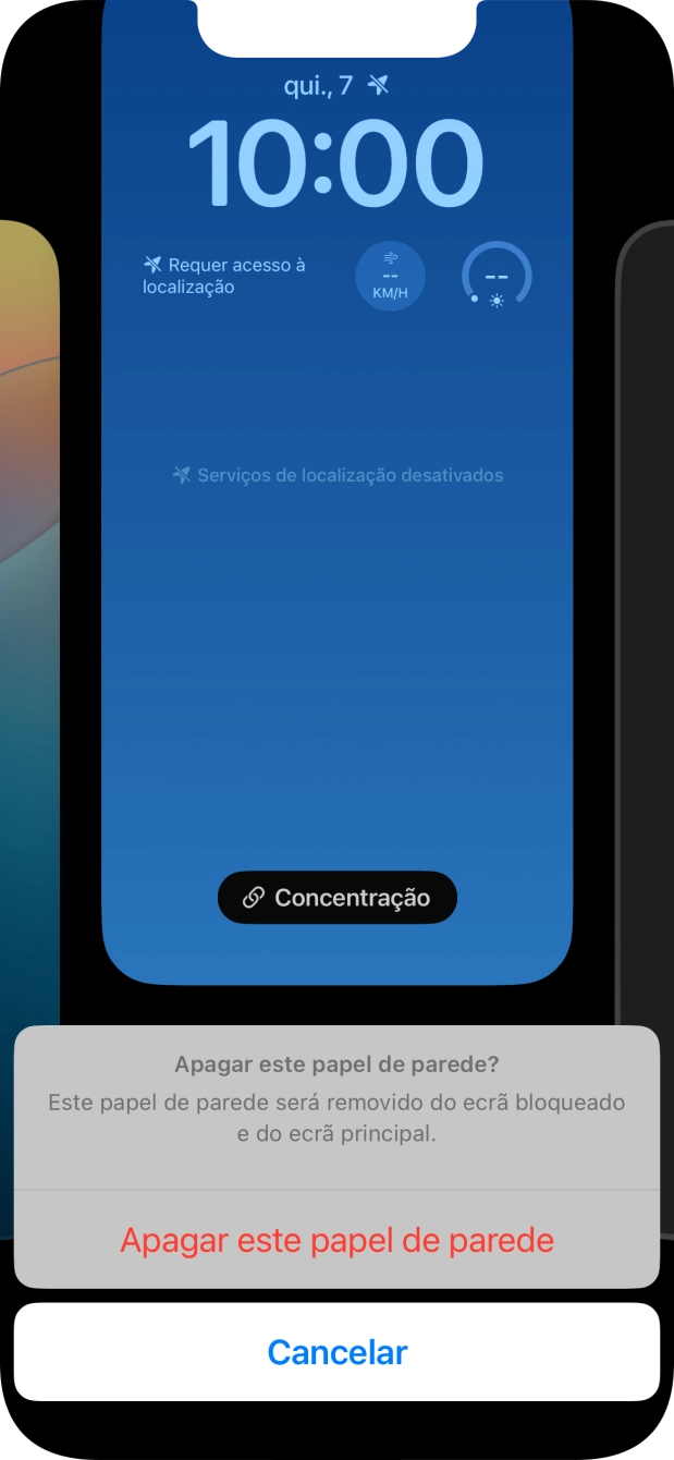 Prima Apagar este papel de parede.