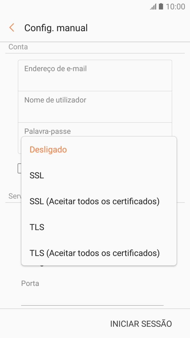 Prima SSL para ativar a função.
