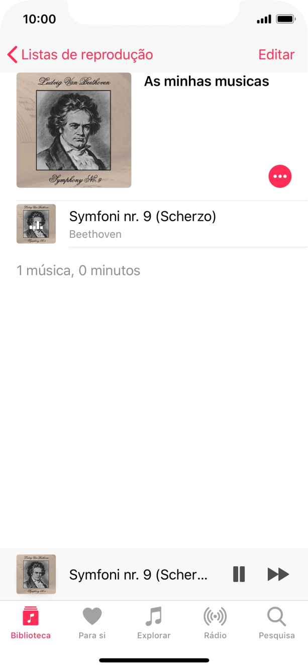 Prima o título da música.