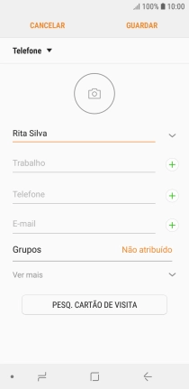 Prima Telefone e introduza o número de telefone pretendido.
