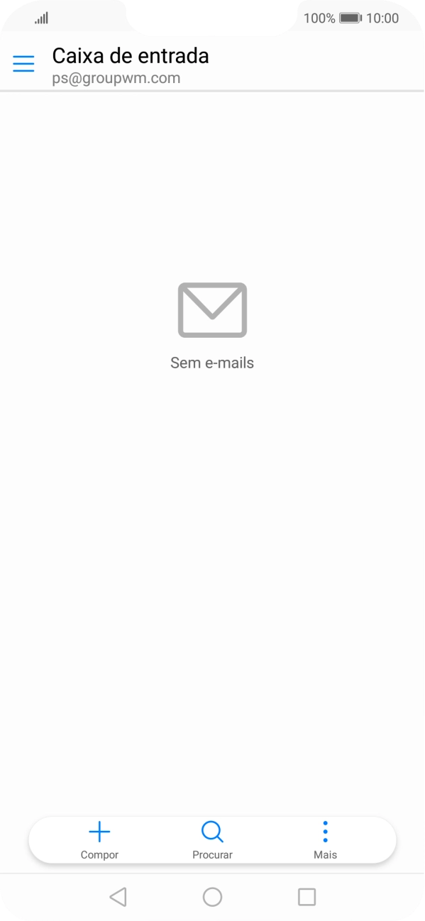 Deslize o dedo sobre o ecrã da esquerda para a direita.