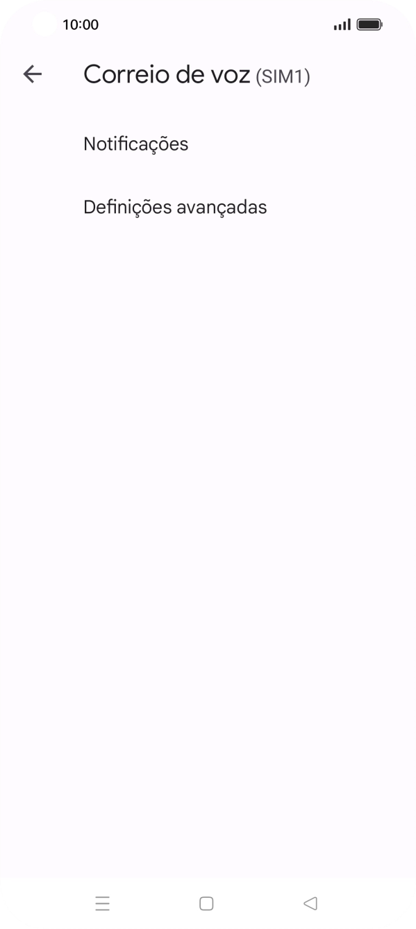 Prima Definições avançadas.