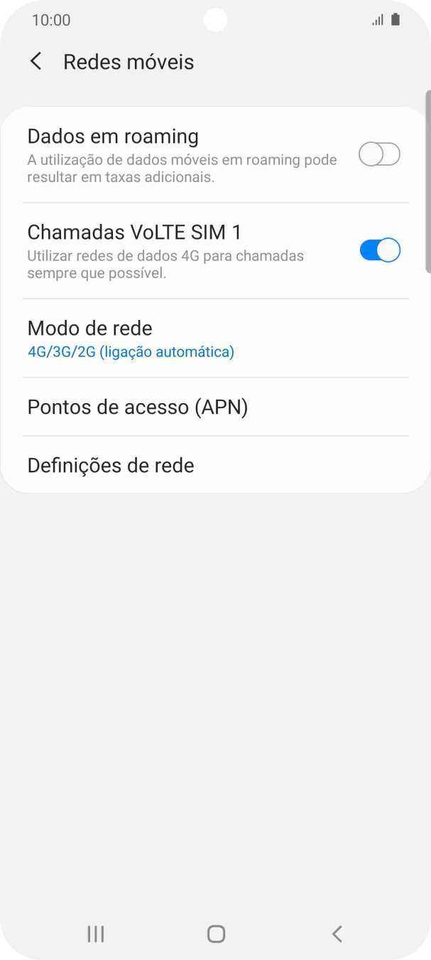 Prima Pontos de acesso (APN).