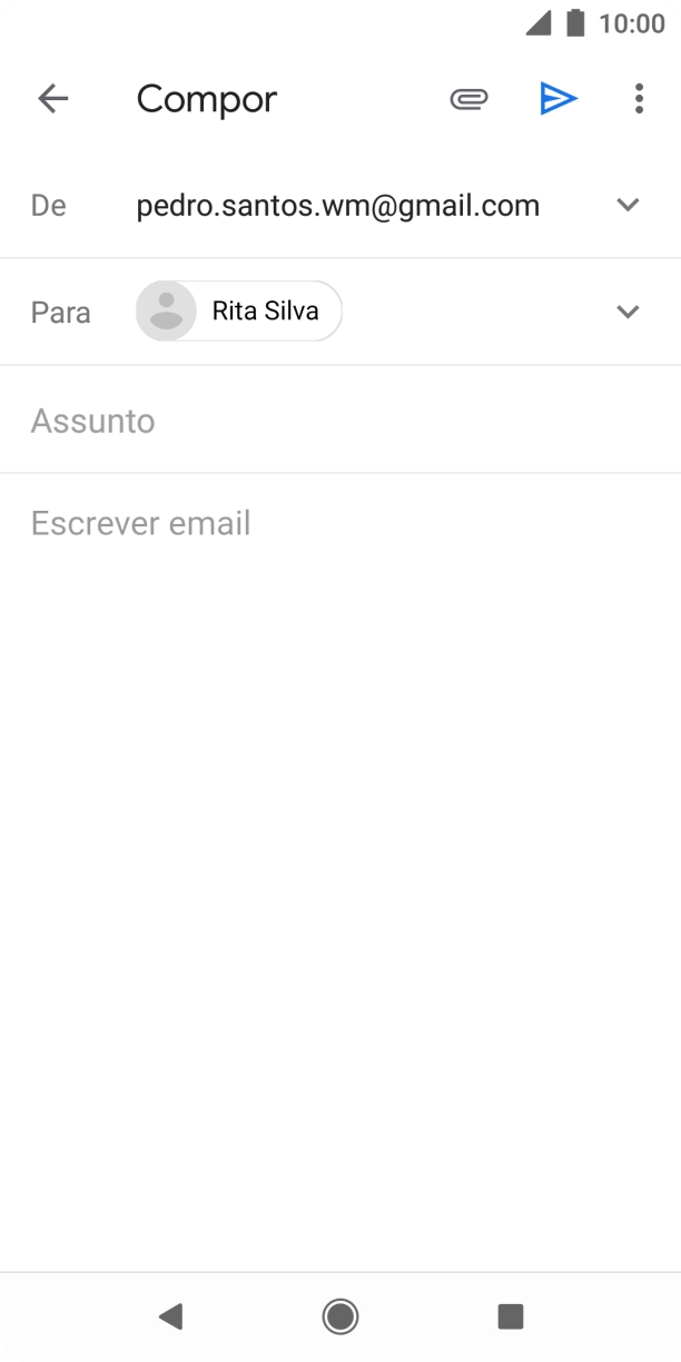 Prima Assunto e introduza o assunto pretendido.