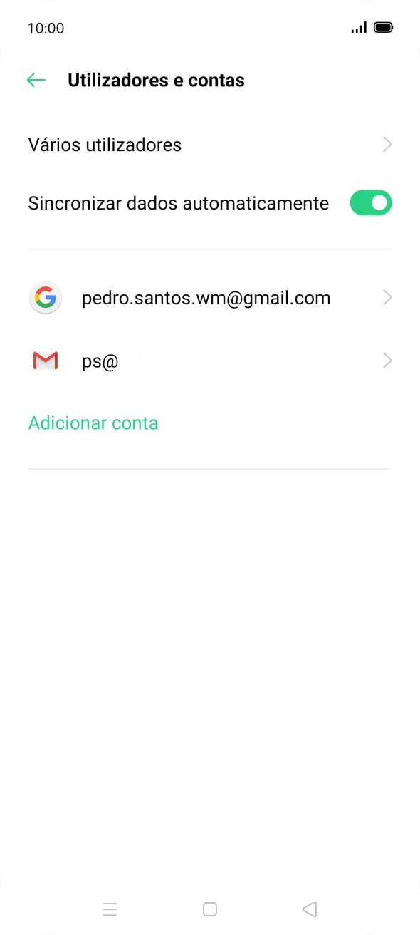 Prima a tecla de início para terminar e voltar ao ecrã inicial.