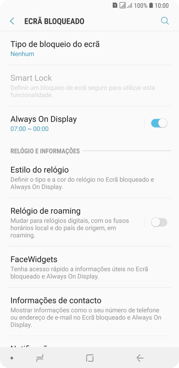 Prima a tecla de início para terminar e voltar ao ecrã inicial.