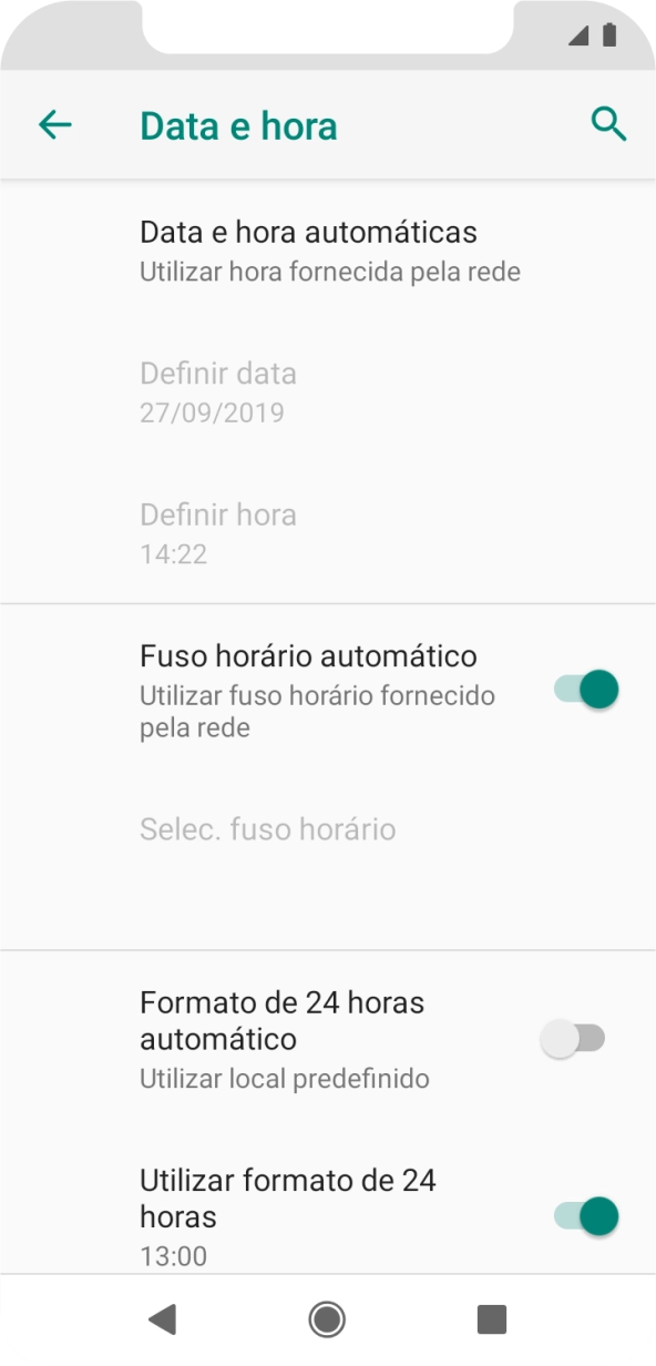 Prima a tecla de início para terminar e voltar ao ecrã inicial.