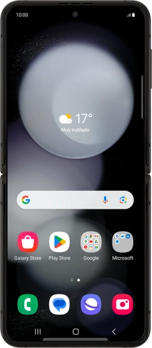 Imagen 1: Vista frontal del Samsung Galaxy Z Flip5 - Black