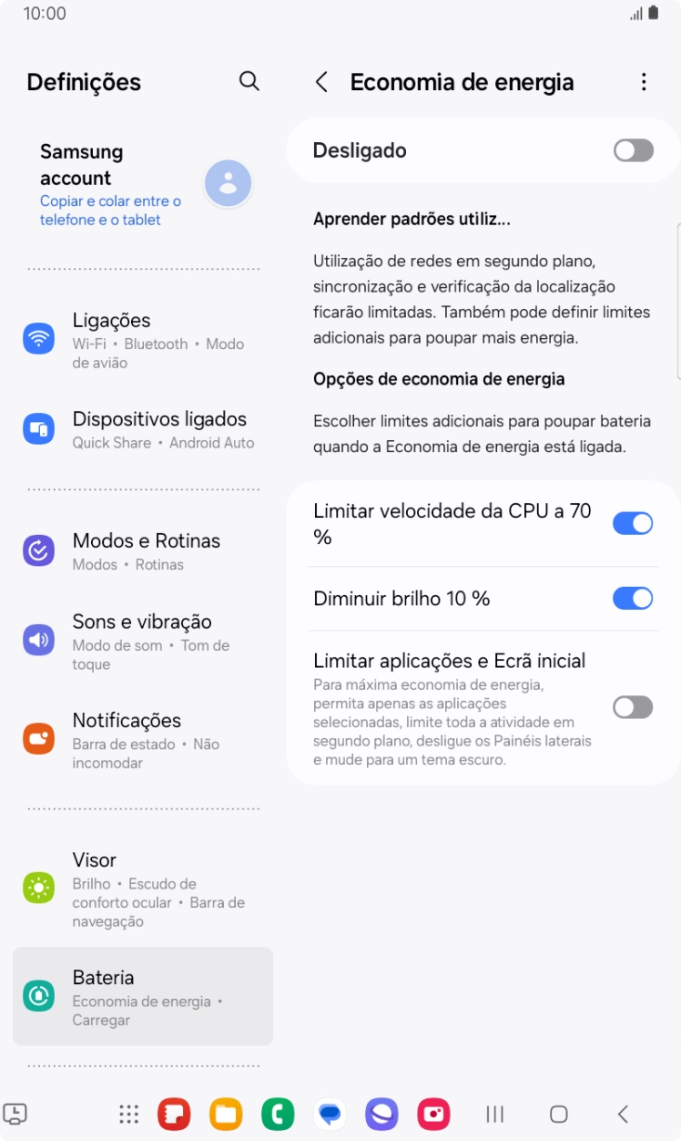 Prima os indicadores  junto das definições pretendidas.