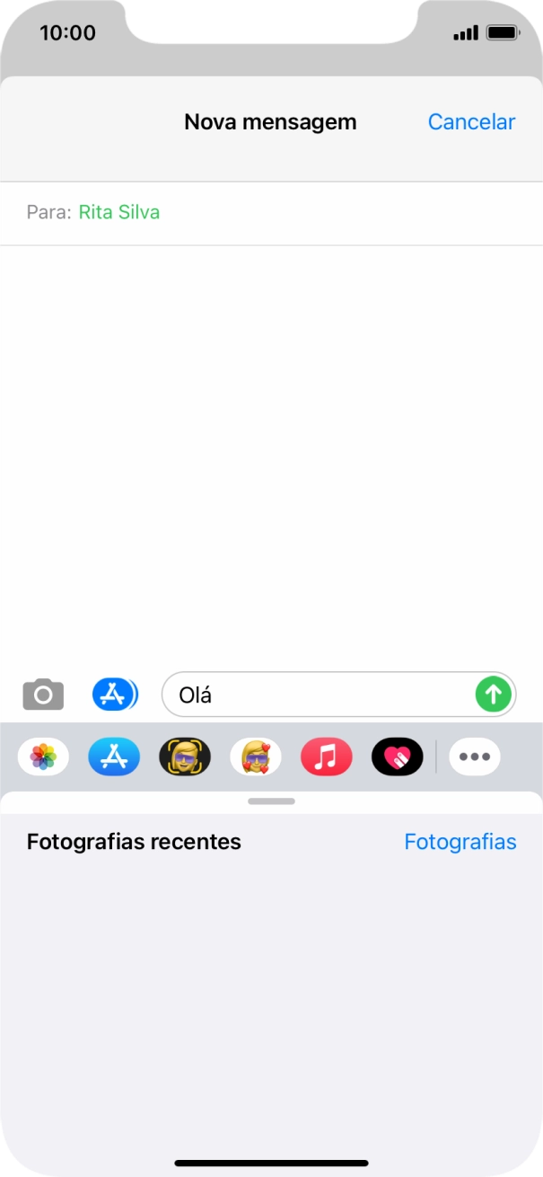 Prima Fotografias e vá até à pasta pretendida.