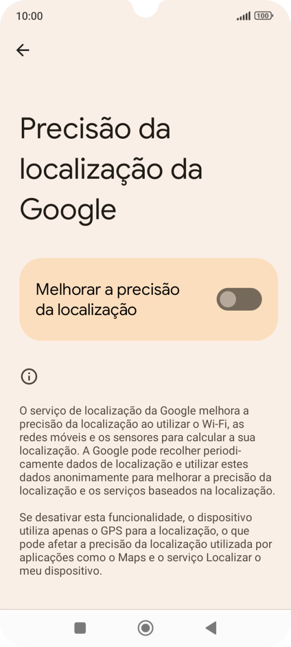 Se premir o indicador junto a 