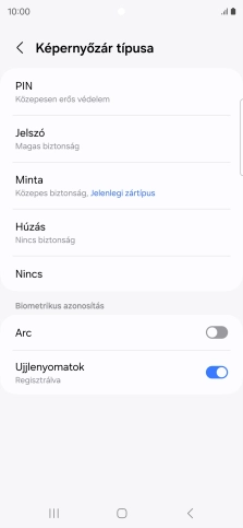 Válaszd a Nincs lehetőséget.