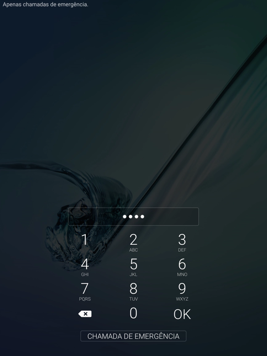 Se necessário, introduza o código PIN e prima OK.