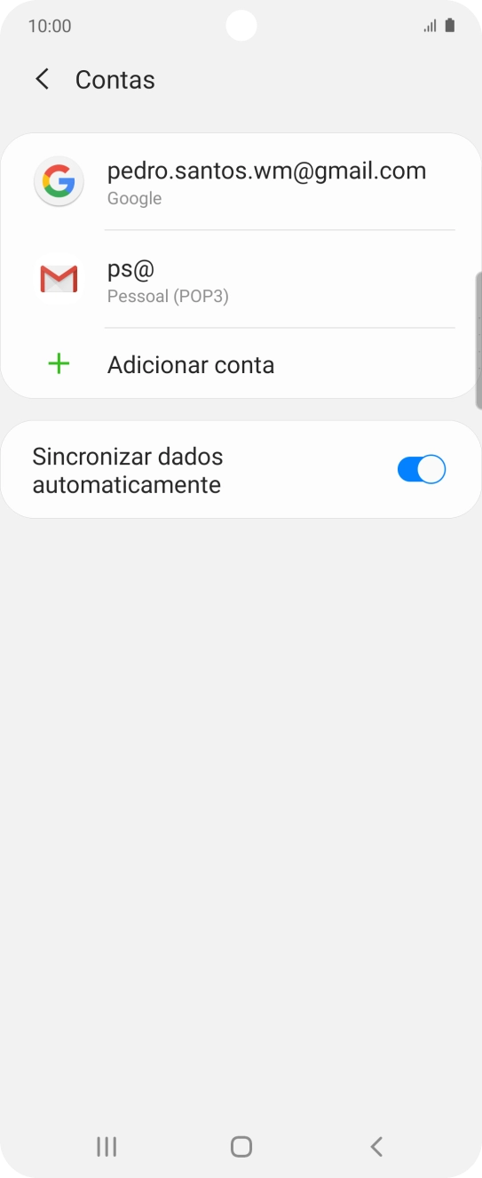 Prima a tecla de início para terminar e voltar ao ecrã inicial.