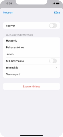 Válaszd a Hitelesítés lehetőséget.
