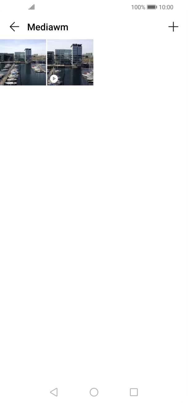 Prima durante um momento uma imagem ou um clipe de vídeo.