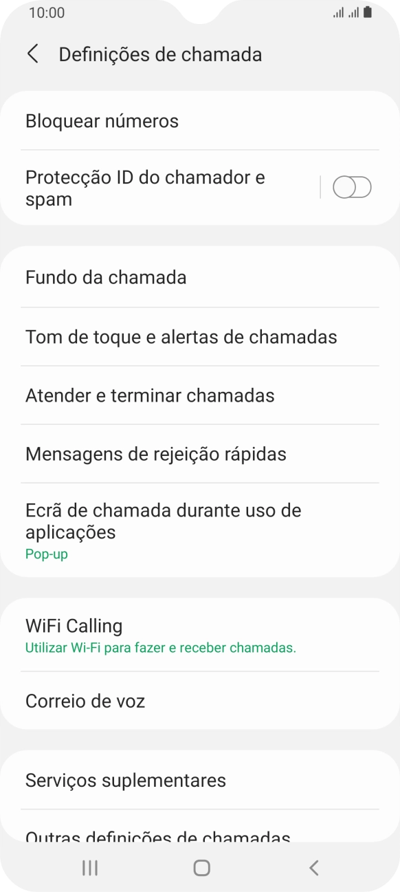 Prima Serviços suplementares.