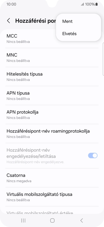 Válaszd a Ment lehetőséget.