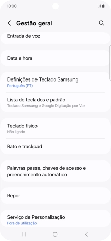 Prima Data e hora.
