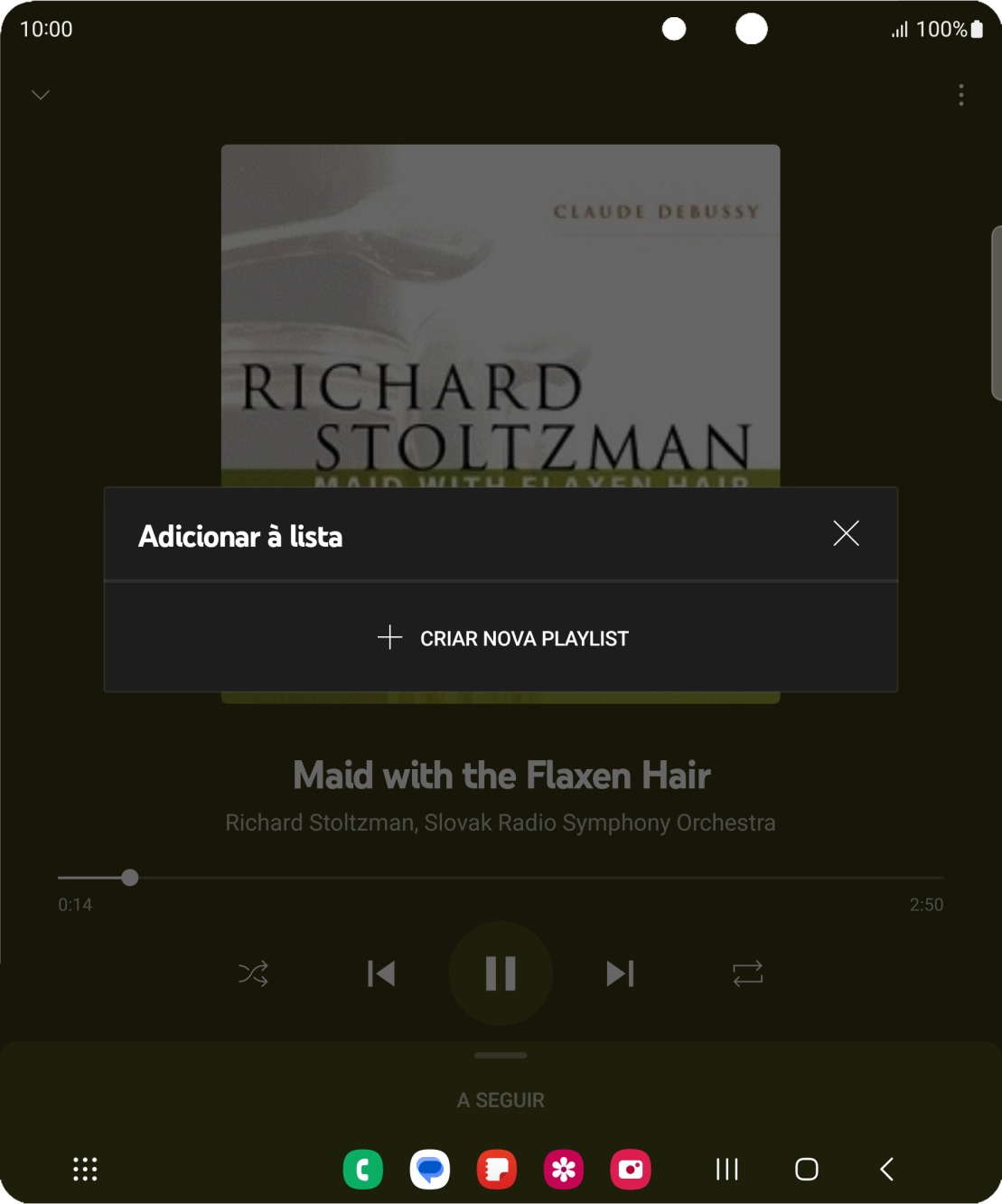 Prima CRIAR NOVA PLAYLIST.