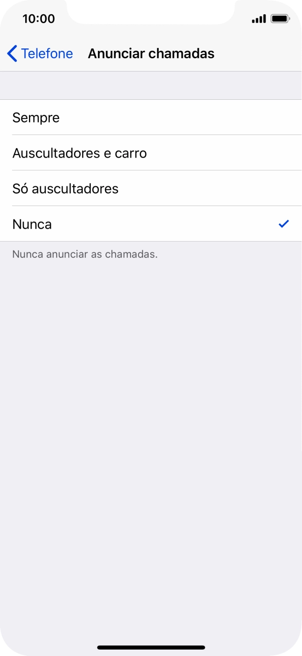 Prima Sempre para ativar a função sempre que o perfil silencioso está desativado.