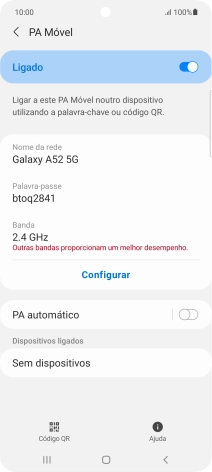 Prima a tecla de início para terminar e voltar ao ecrã inicial.