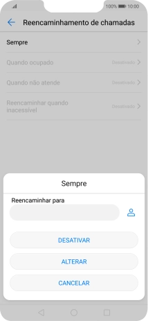 Prima DESATIVAR.